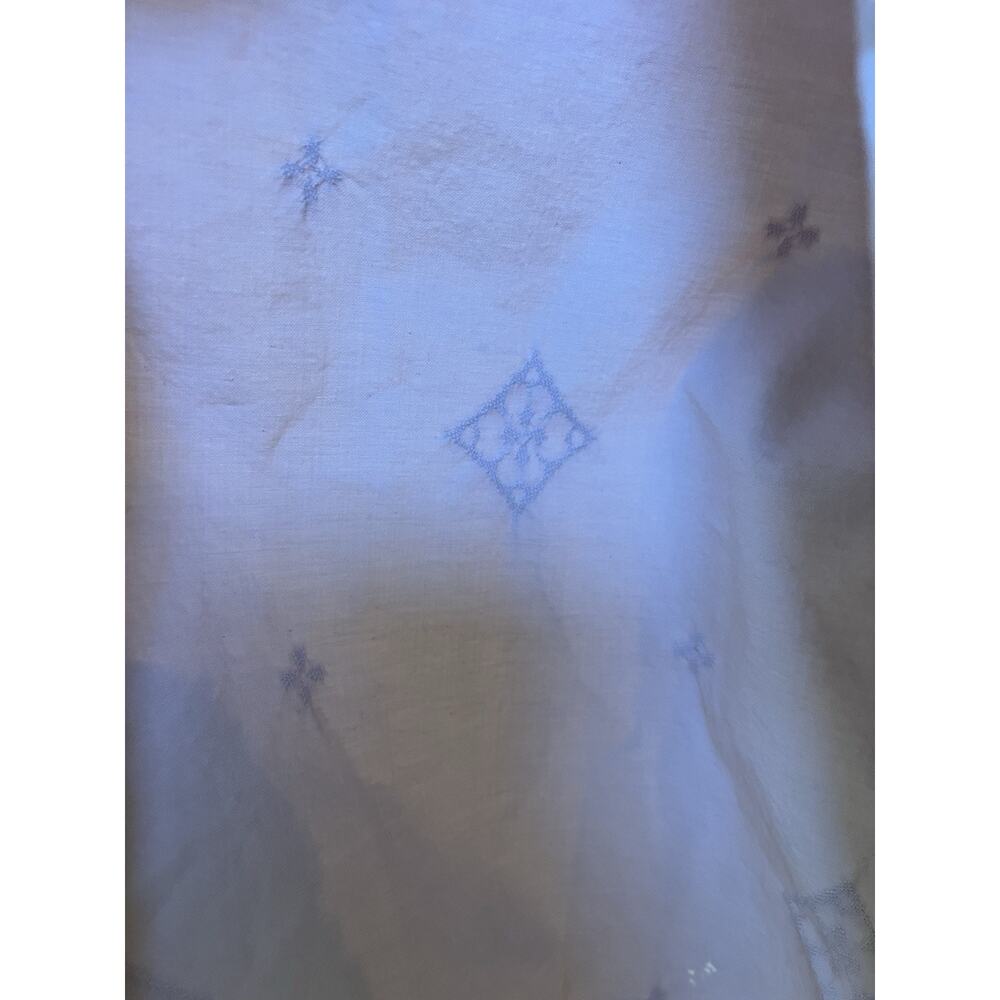 INUP HOME Linens Textured QUEEN Duvet Cover Ruffle Edge Dust Rose Light Mauve